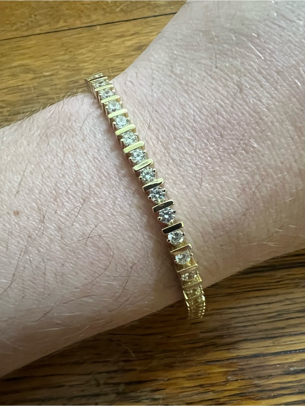 Classic Gold Tennis Bracelet